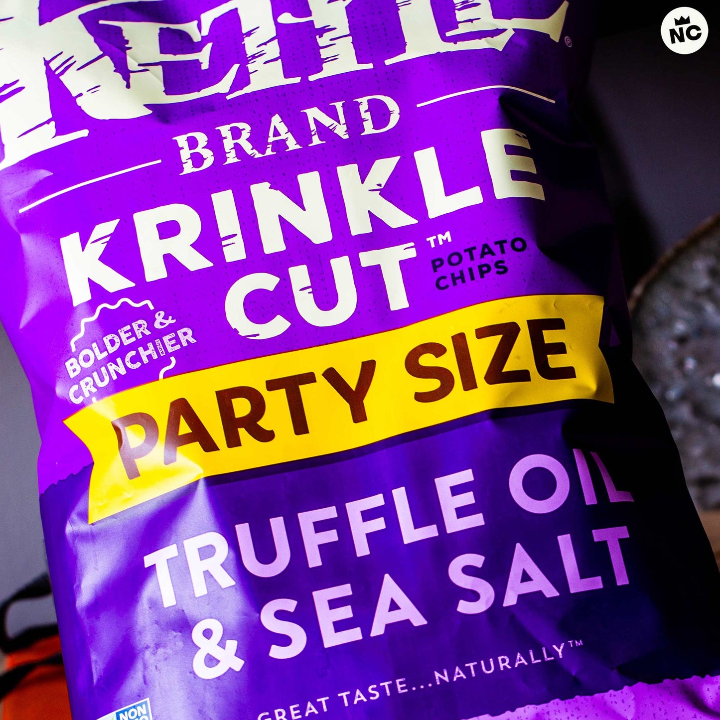 Kettle Krinkle Cut Truffle Oil Sea Salt Potato Chips 13oz