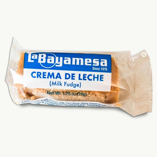 La Bayamesa Dulce de Leche Milk Fudge Candy (Crema de Leche) 1.25oz