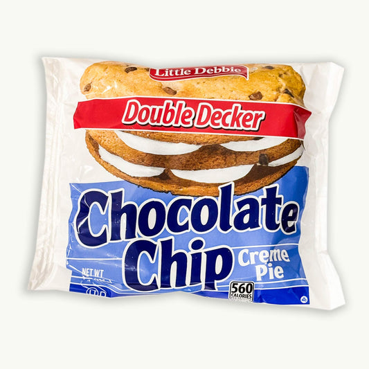 Little Debbie Double Decker Chocolate Chip  Cream Pie 4.4oz