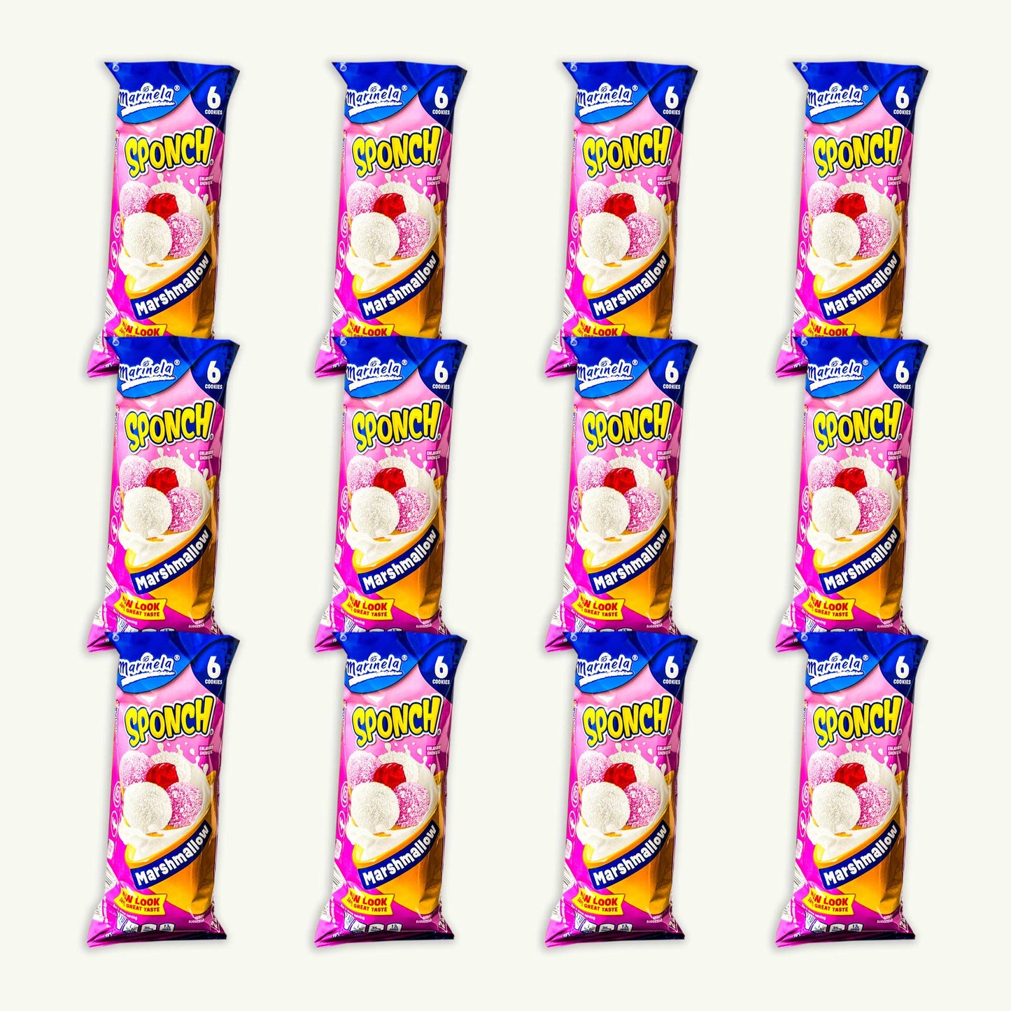 Marinela Sponch Marshmallow Cookies 3.17oz