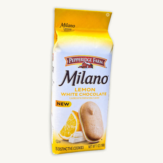 Pepperidge Farm Milano Lemon White Chocolate Cookies 7oz