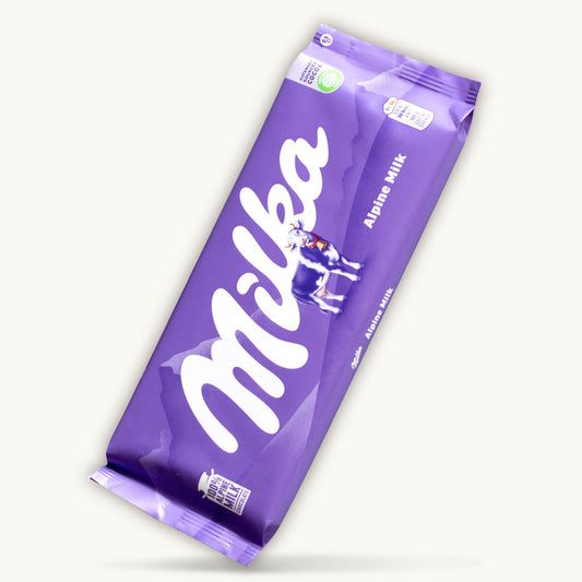 Milka Alpine Milk Chocolate Candy Bar 100g