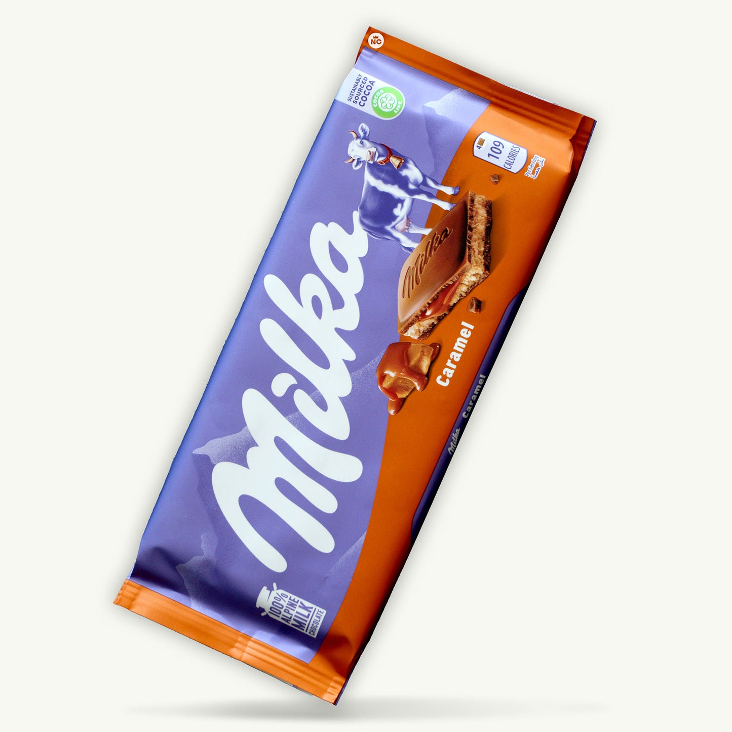 Milka Caramel Chocolate Candy Bar 100g