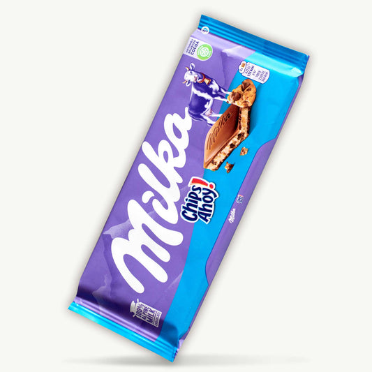 Milka Chips Ahoy Chocolate Candy Bar 100g
