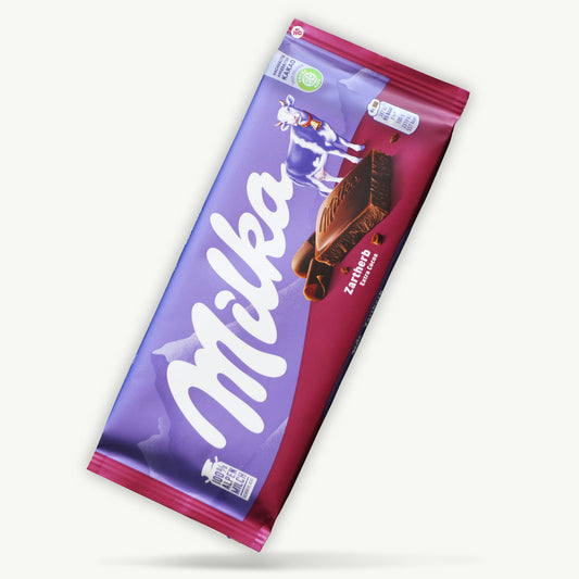 Milka Zartherb Extra Cacao Chocolate Candy Bar 100g