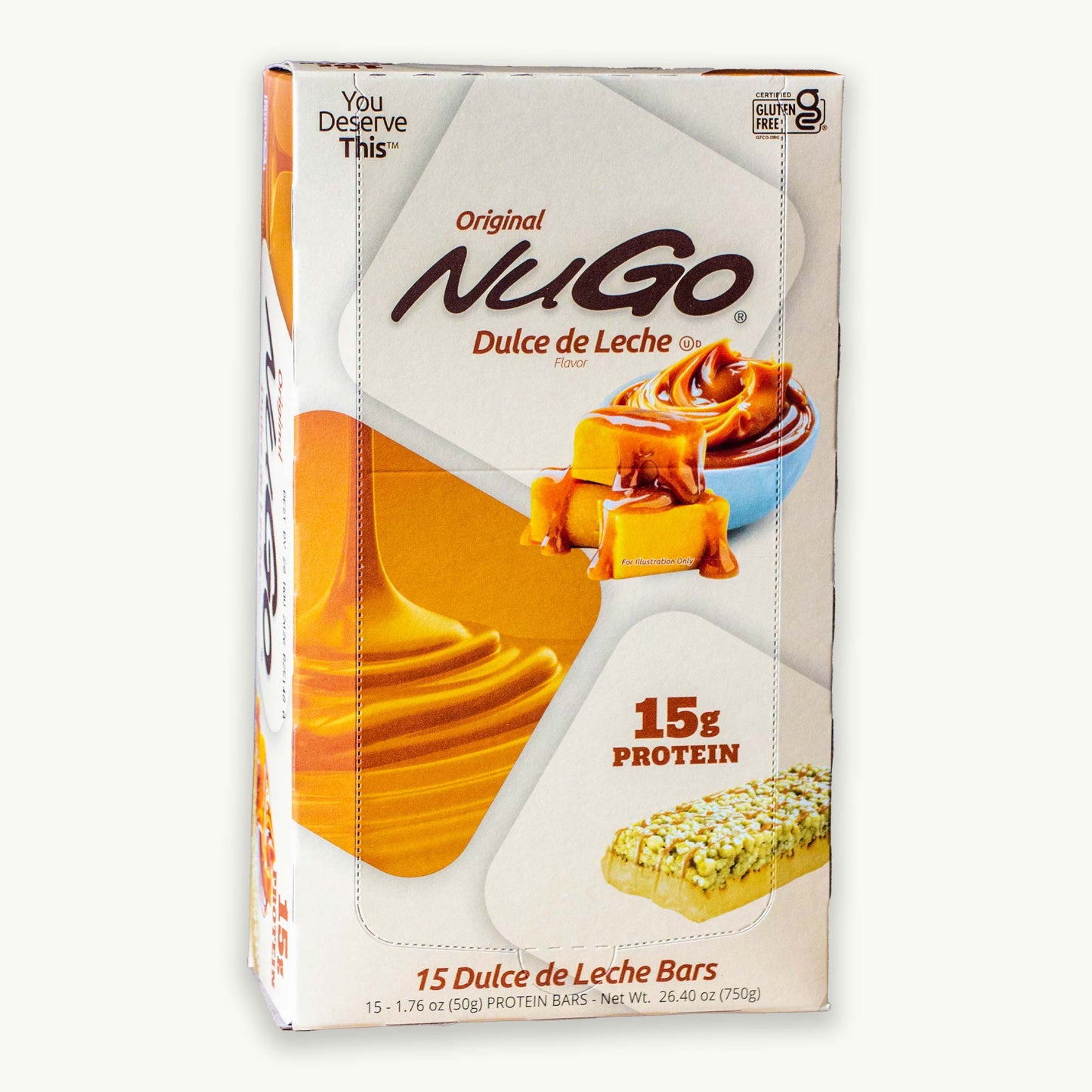NuGo Nutrition Dulce de Leche Protein Bar
