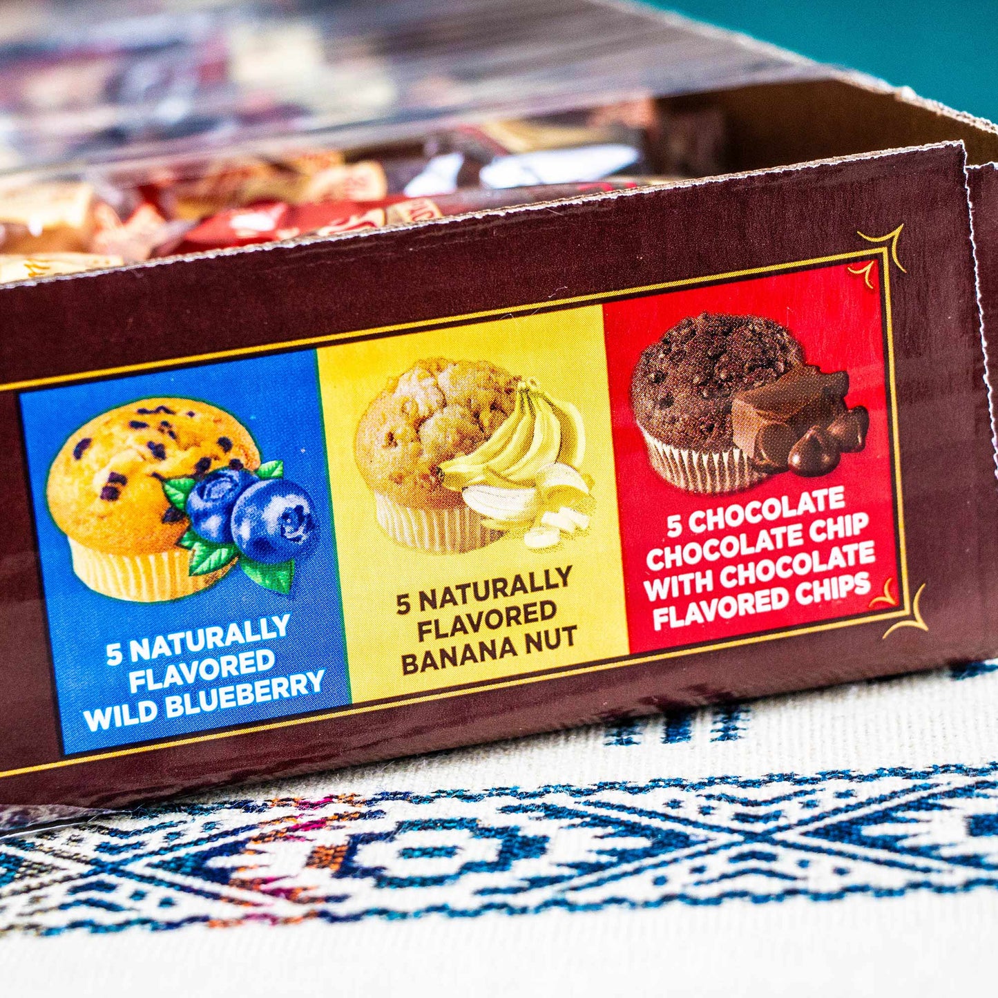 Otis Spunkmeyer Variety Pack Muffins - Chocolate Chocolate Chip, Wild Blueberry, Banana Nut - 4oz, 15 pack