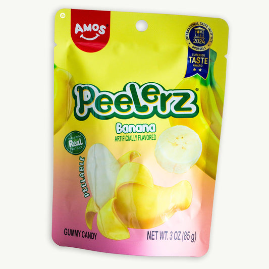 Peelerz Banana Peelable Gummy Candy 3oz
