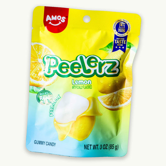 Peelerz Lemon Peelable Gummy Candy 3oz
