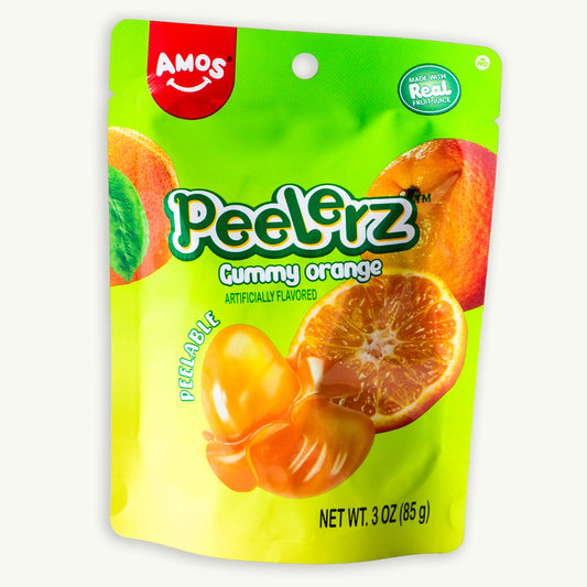 Peelerz Orange Peelable Gummy Candy 3oz