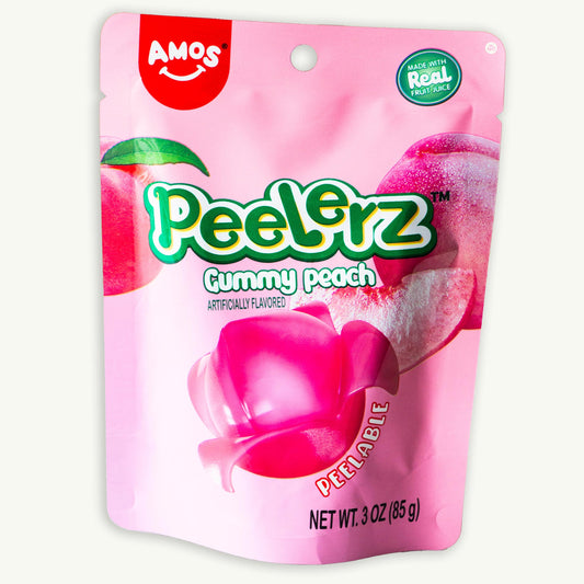 Peelerz Peach Peelable Gummy Candy 3oz