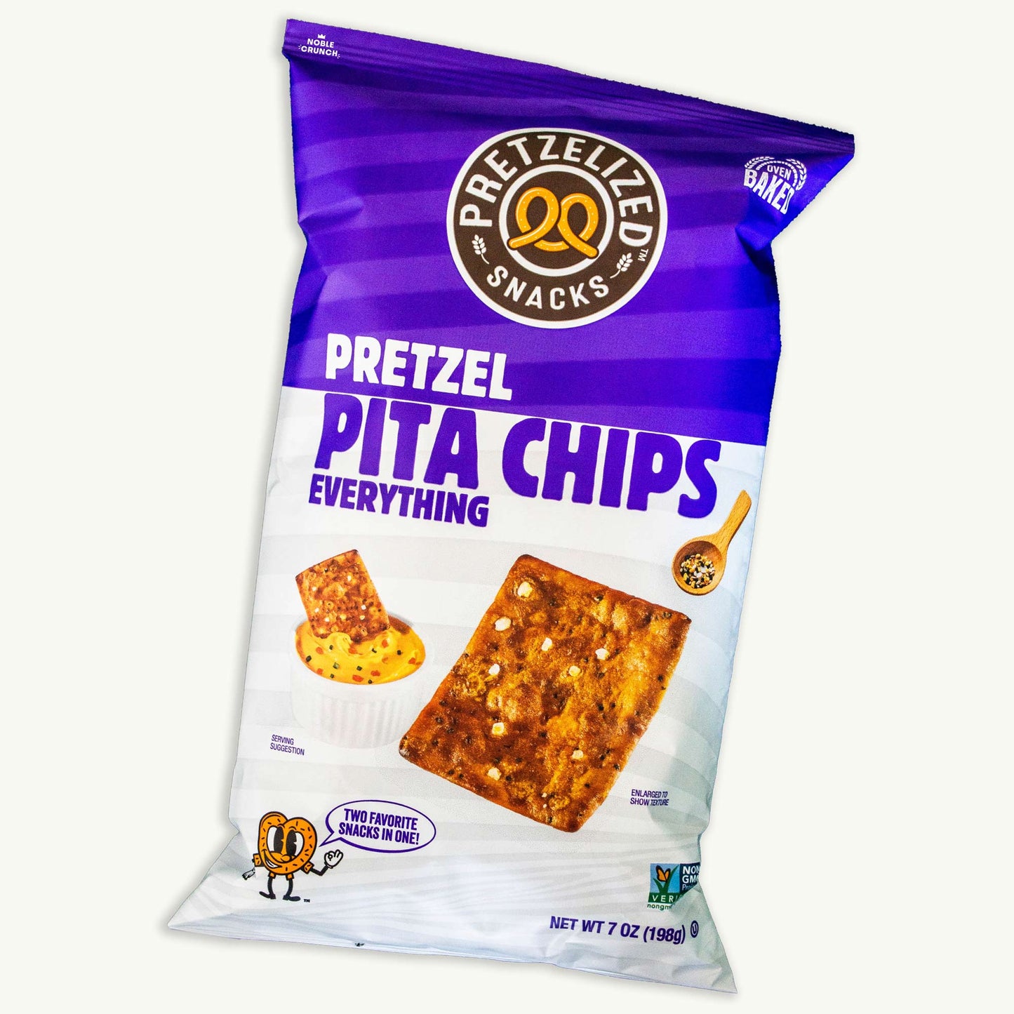 Pretzelized Everything Pita Chips 7oz