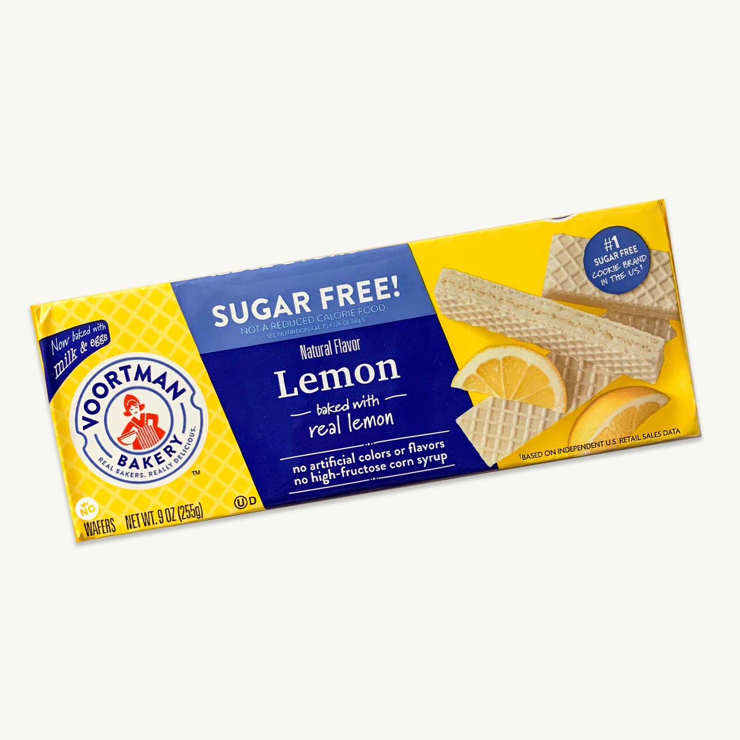 Voortman Lemon Sugar Free Wafers 9oz