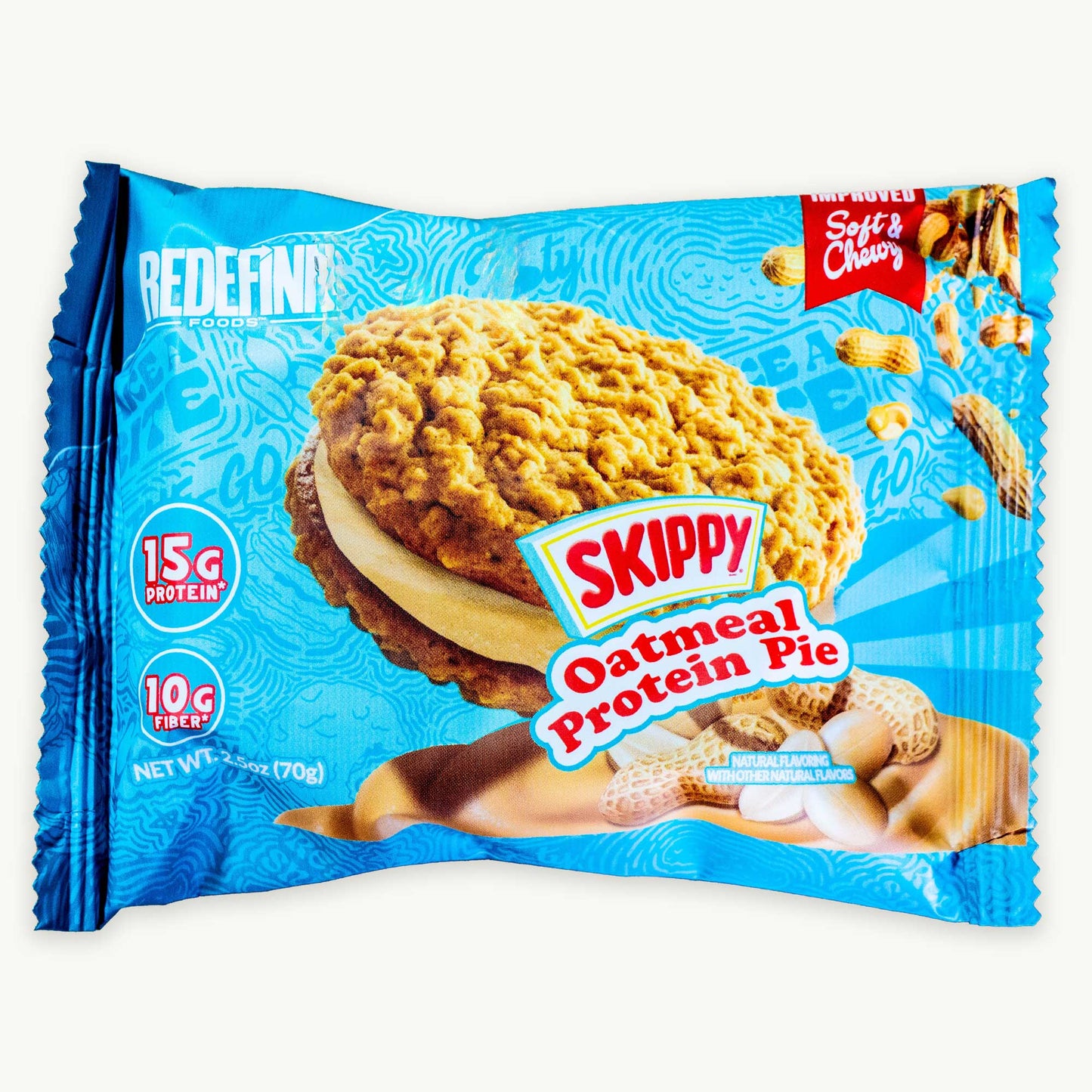 Redefine Foods Skippy Peanut Butter Oatmeal Protein Pie