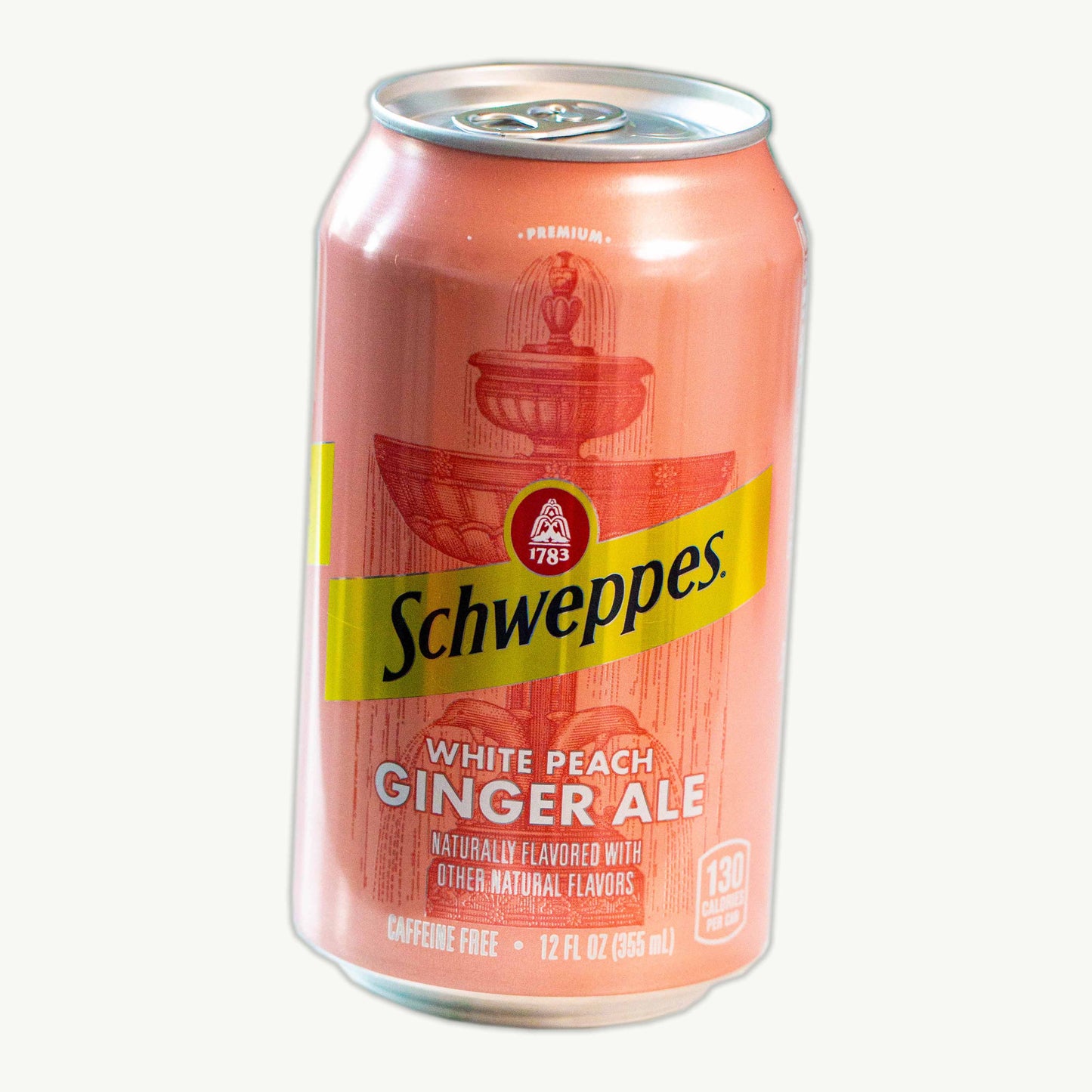 Schweppes White Peach Ginger Ale 12oz