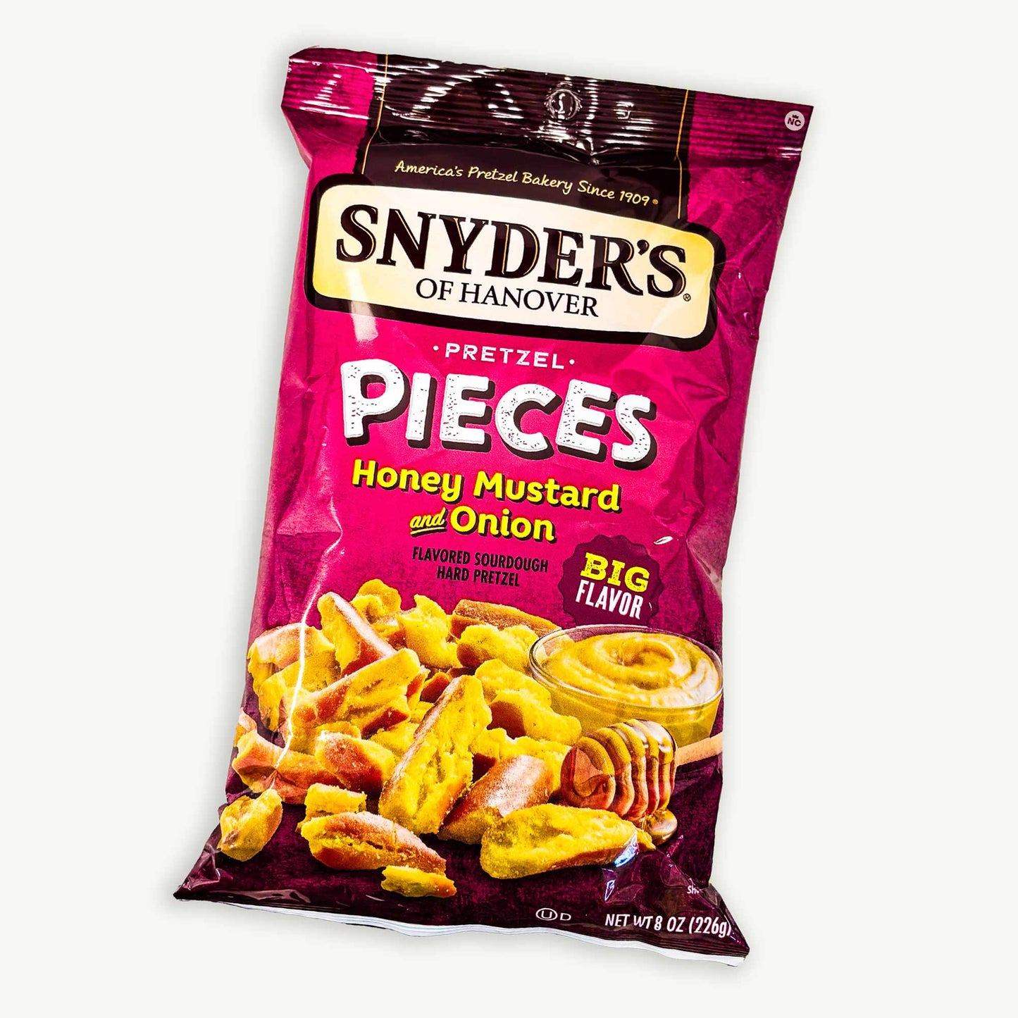 Snyder's Pretzel Pieces Honey Mustard Onion 8oz