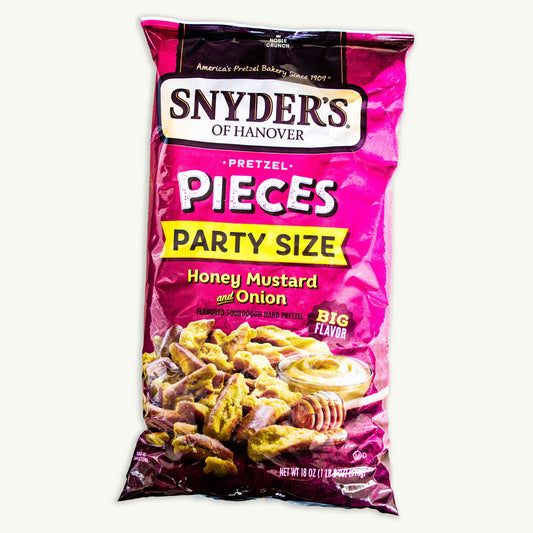 Snyder's Pretzel Pieces Honey Mustard Onion 18oz