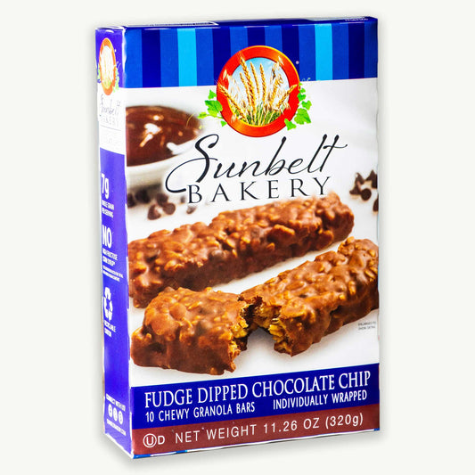 Sunbelt Bakery Fudge Dipped Chocolate Chip Granola Bar 11.26oz