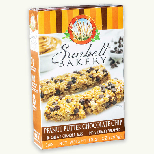 Sunbelt Bakery Peanut Butter Chocolate Chips Granola Bar 10.21oz 10ct