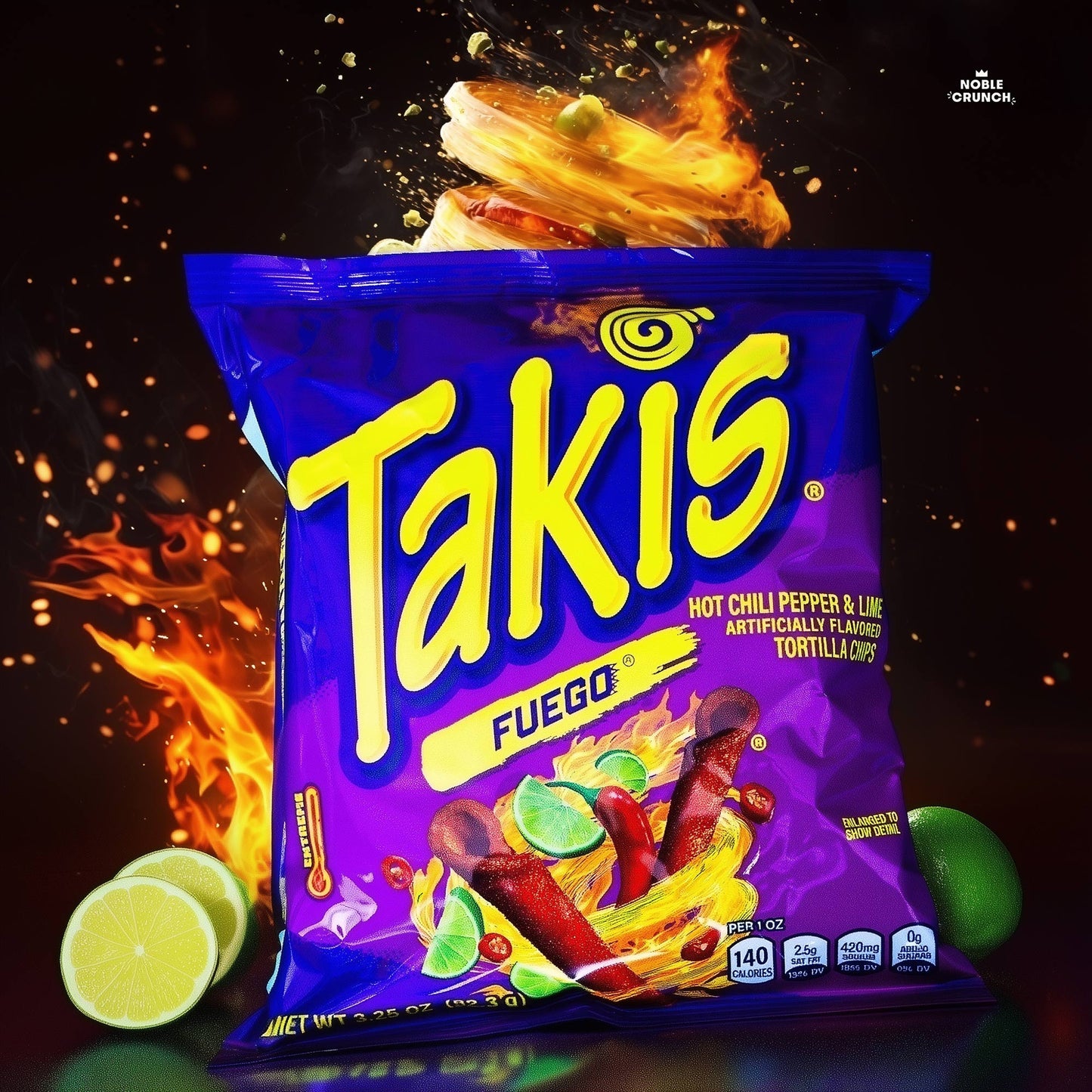 Takis Fuego Tortilla Chips Snack Size 3.25oz