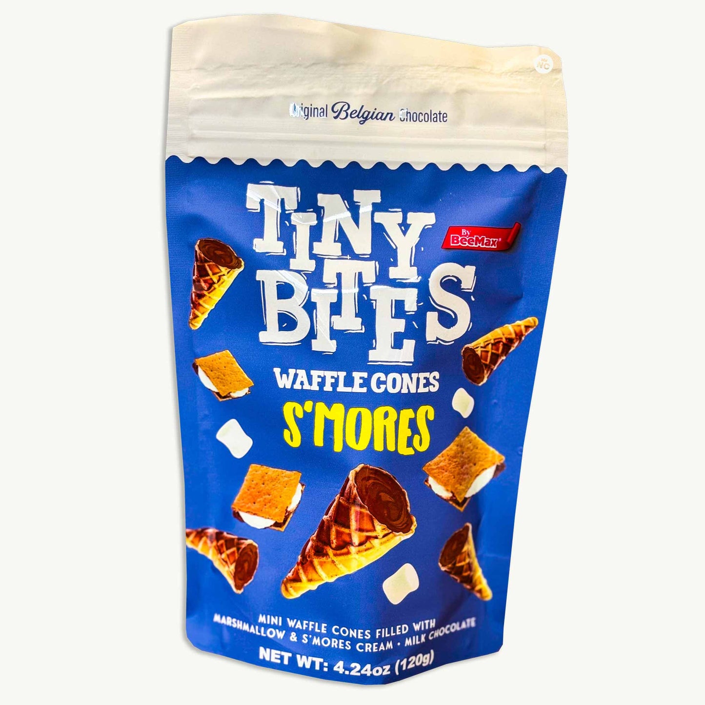 Tiny Bites Smores Mini Waffle Cones 4.24oz