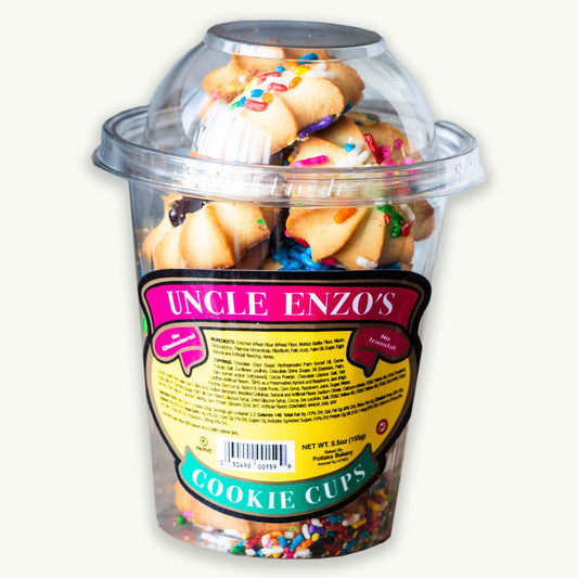 Uncle Enzo's Assorted Italian Cookie Cups 5.5oz
