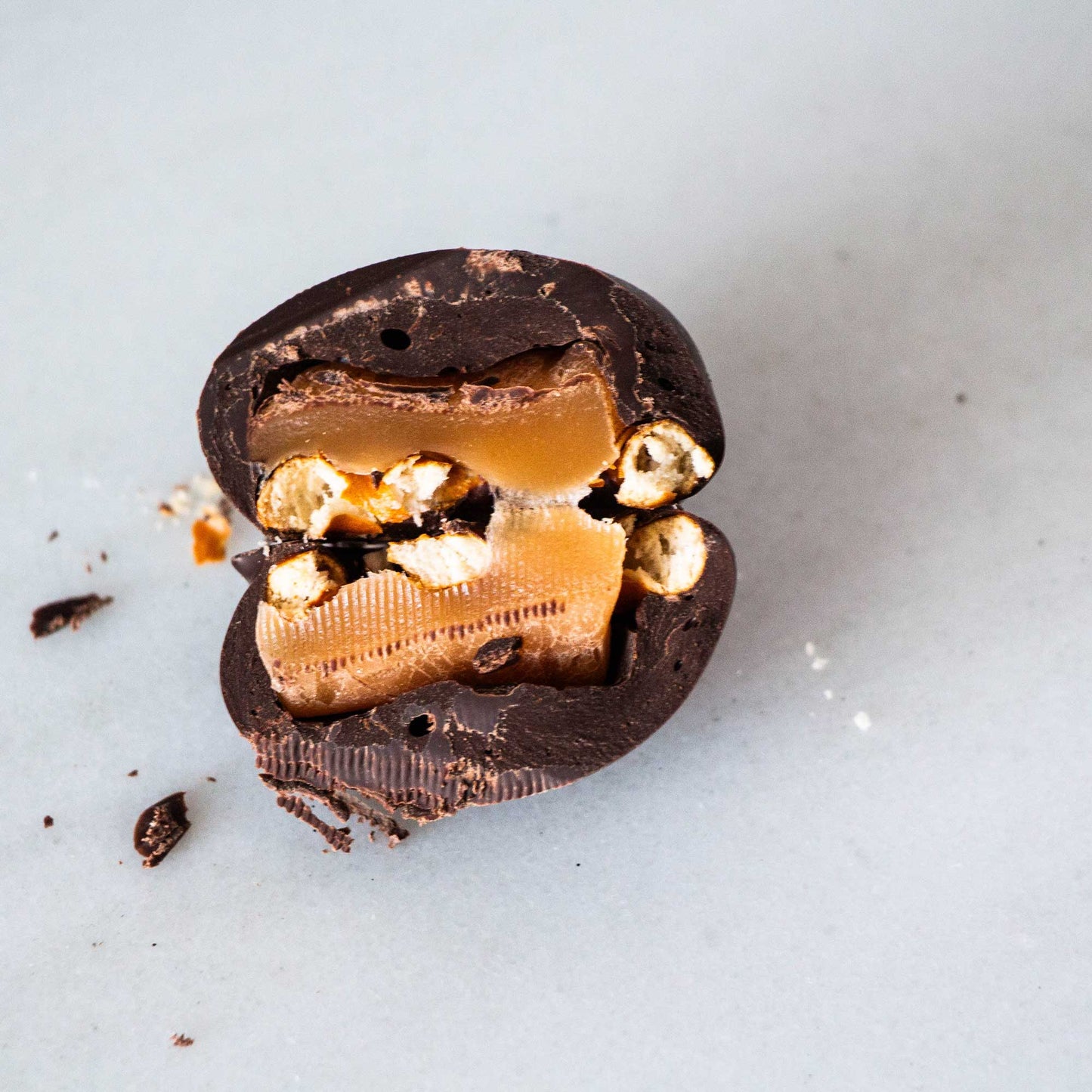 Uncle Jerry's Dark Chocolate Variety Pack - Pretzel Bark, Peanut Butter, Extra Dark Pieces, Caramel - 8oz, 4 Items
