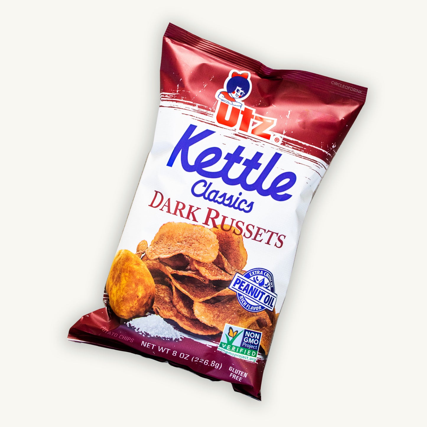 Utz Dark Russets Potato Chips 7.5oz