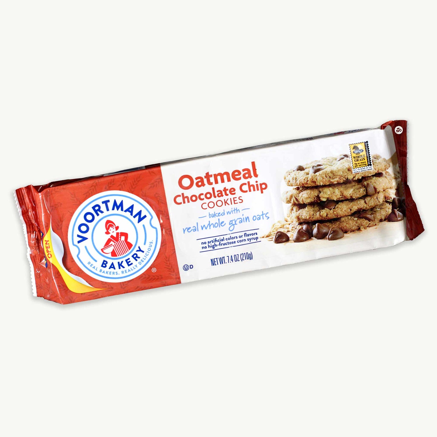 Voortman Less Sugar Cookies Variety Pack - Almond Crunch, Coconut, Oatmeal Chocolate Chip, Shortbread, Oatmeal Raisin - Organic Lemon Peach Yerba Mate Tea - 5 Flavors