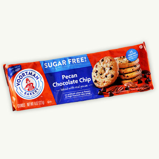 Voortman Sugar Free Pecan Chocolate Chip Cookies 8oz