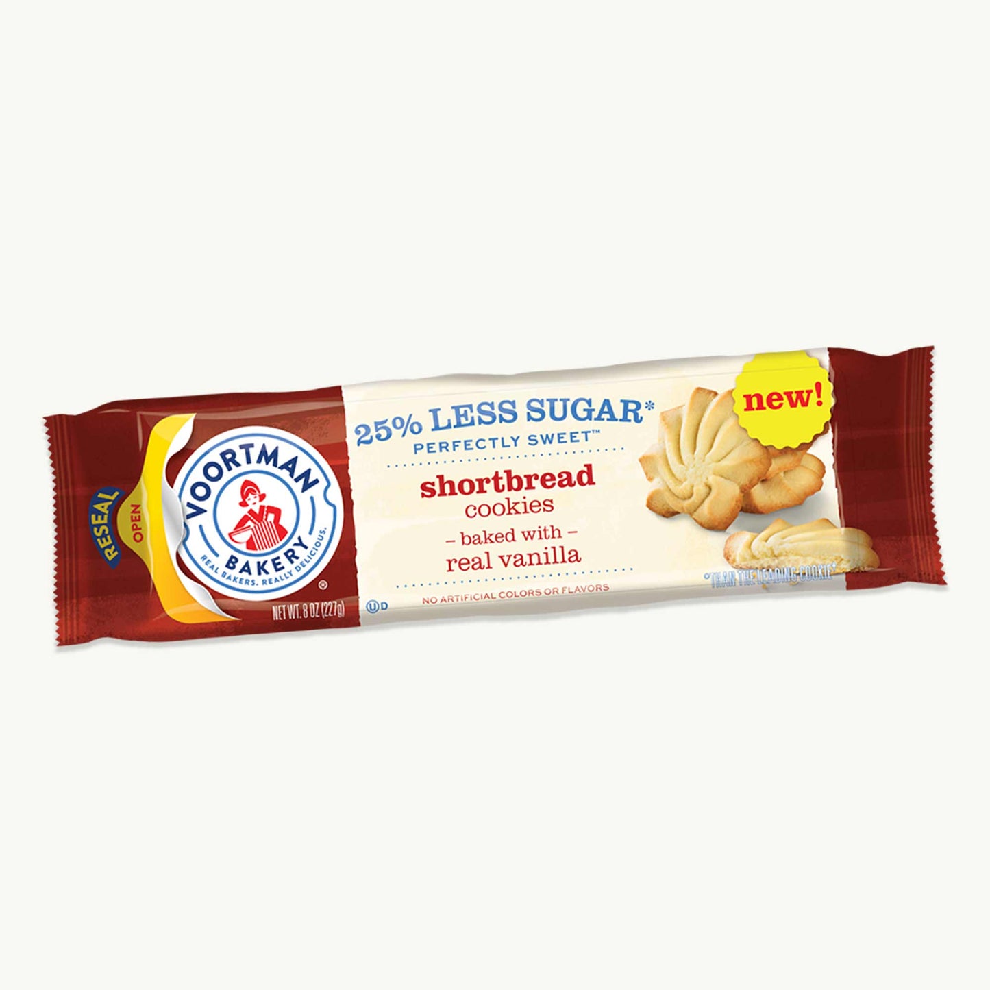 Voortman Perfectly Sweet Shortbread Cookies 8oz