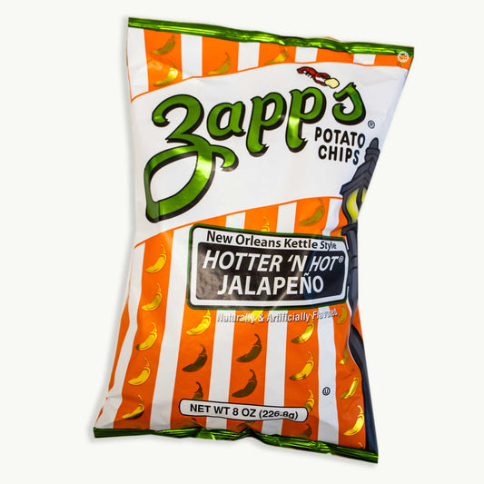 Zapp's Hotter N Hot Jalapeno Kettle Potato Chips 8oz