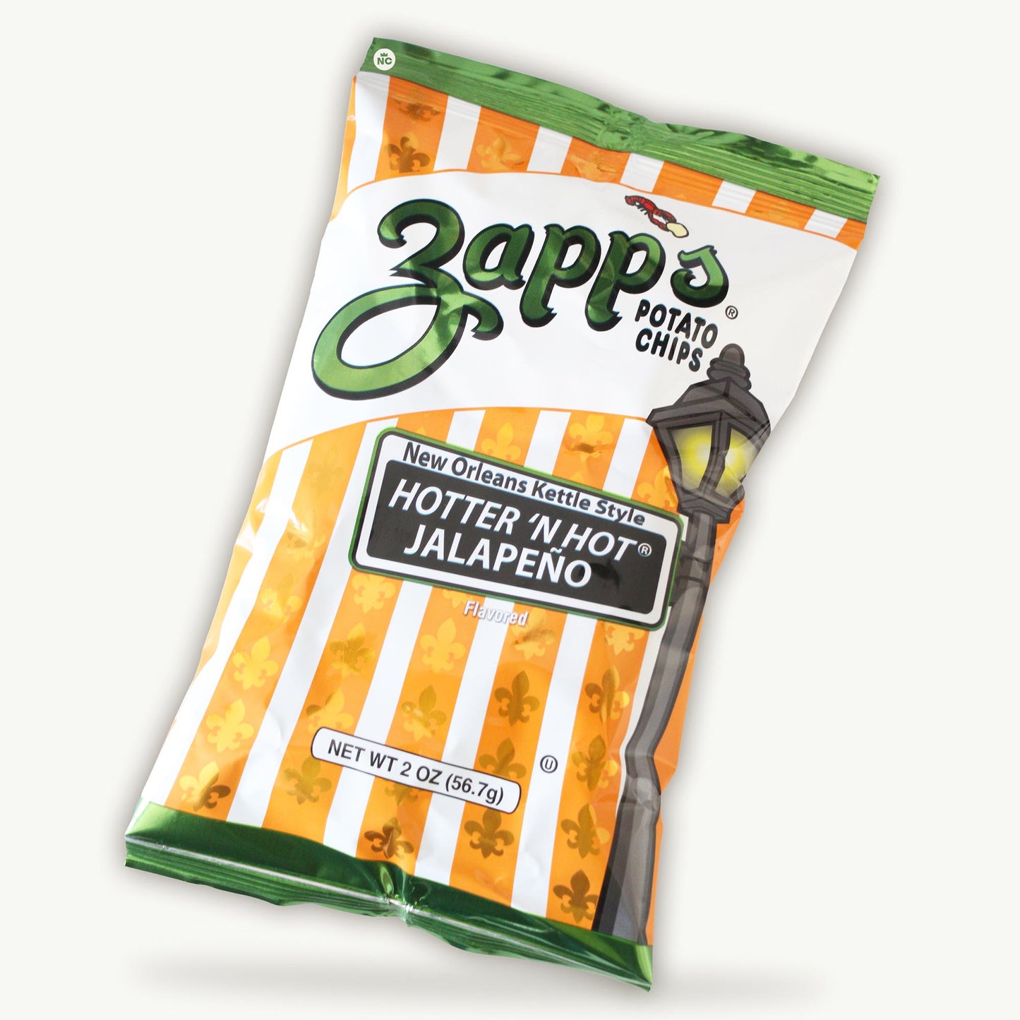 Zapp's Hotter N Hot Jalapeno Kettle Potato Chips 2oz