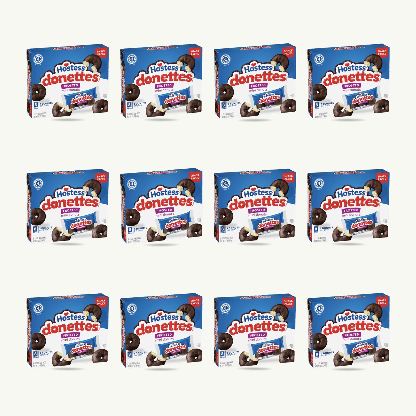 Hostess Donettes Frosted Mini Donuts 12oz 8ct