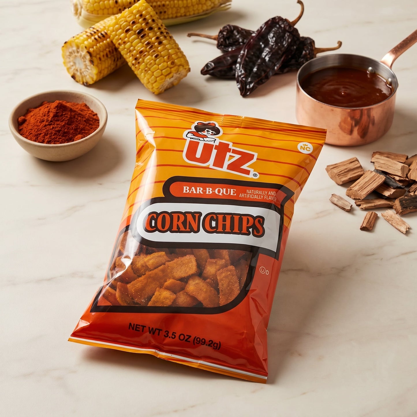 Utz Snack Variety Pack 2.75oz — Original (2), Ripples Cheddar Sour Cream (2), The Crab Chip (2), & Bar-BBQ Corn Chips (2) - 8 Bags
