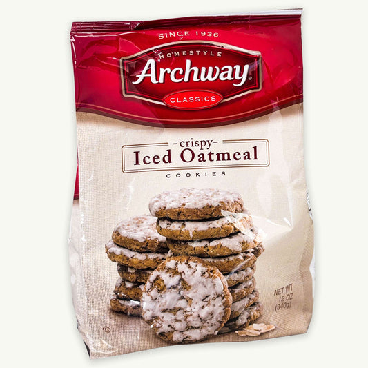 Archway Crispy Iced Oatmeal Cookies 12oz