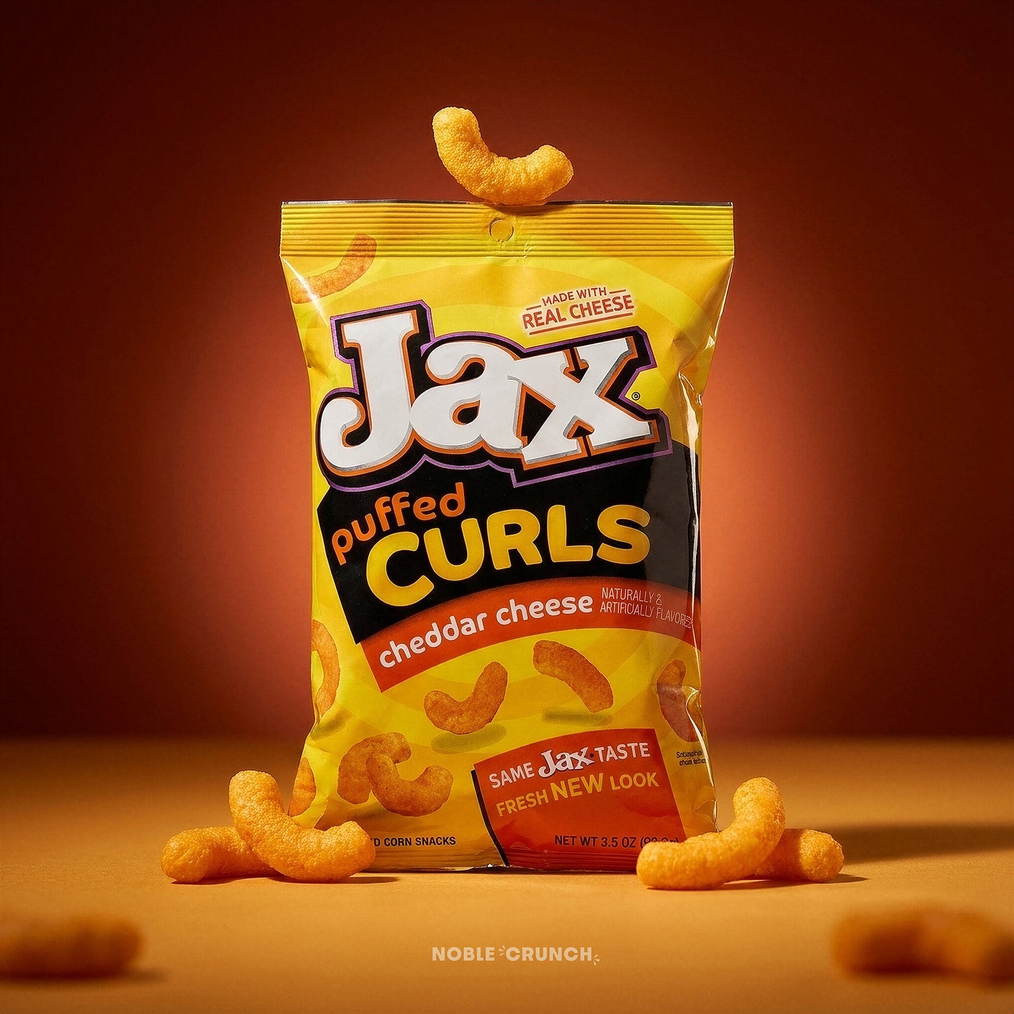 Jax Puffed Cheddar Cheese Curls 3.5oz