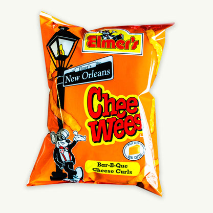 Elmer's Chee Wees BBQ Cheese Curls 3oz