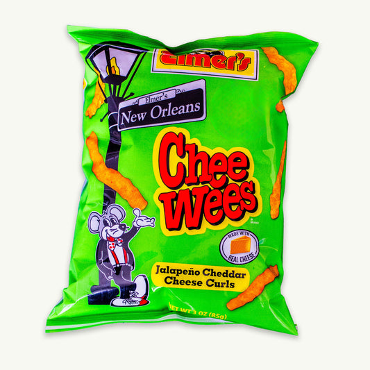 Elmer's Chee Wees Jalapeno Cheddar Cheese Curls 3oz