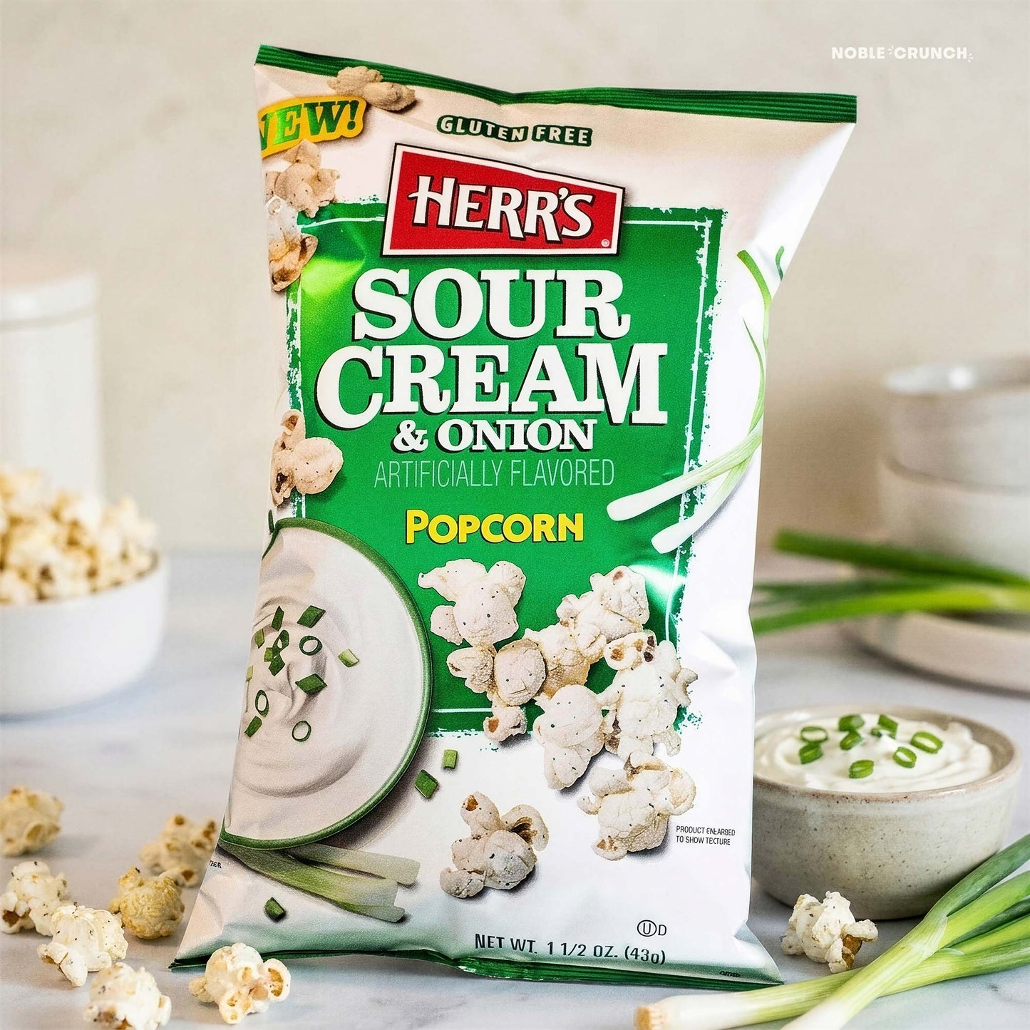 Herr's Sour Cream and Onion Popcorn 1.5oz