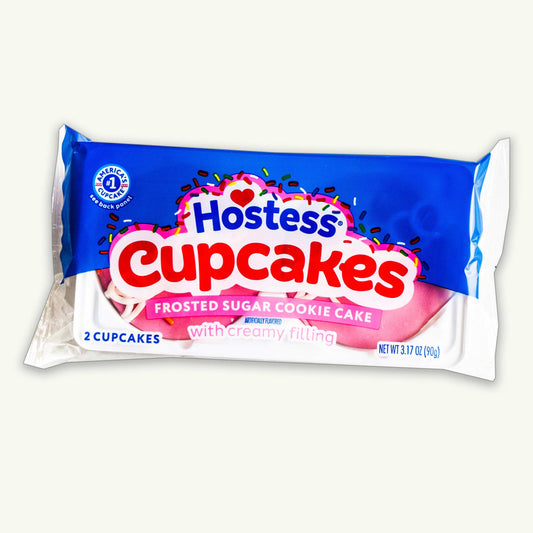 Hostess Frosted Sugar Cookie Cake Cupcakes 3.17oz
