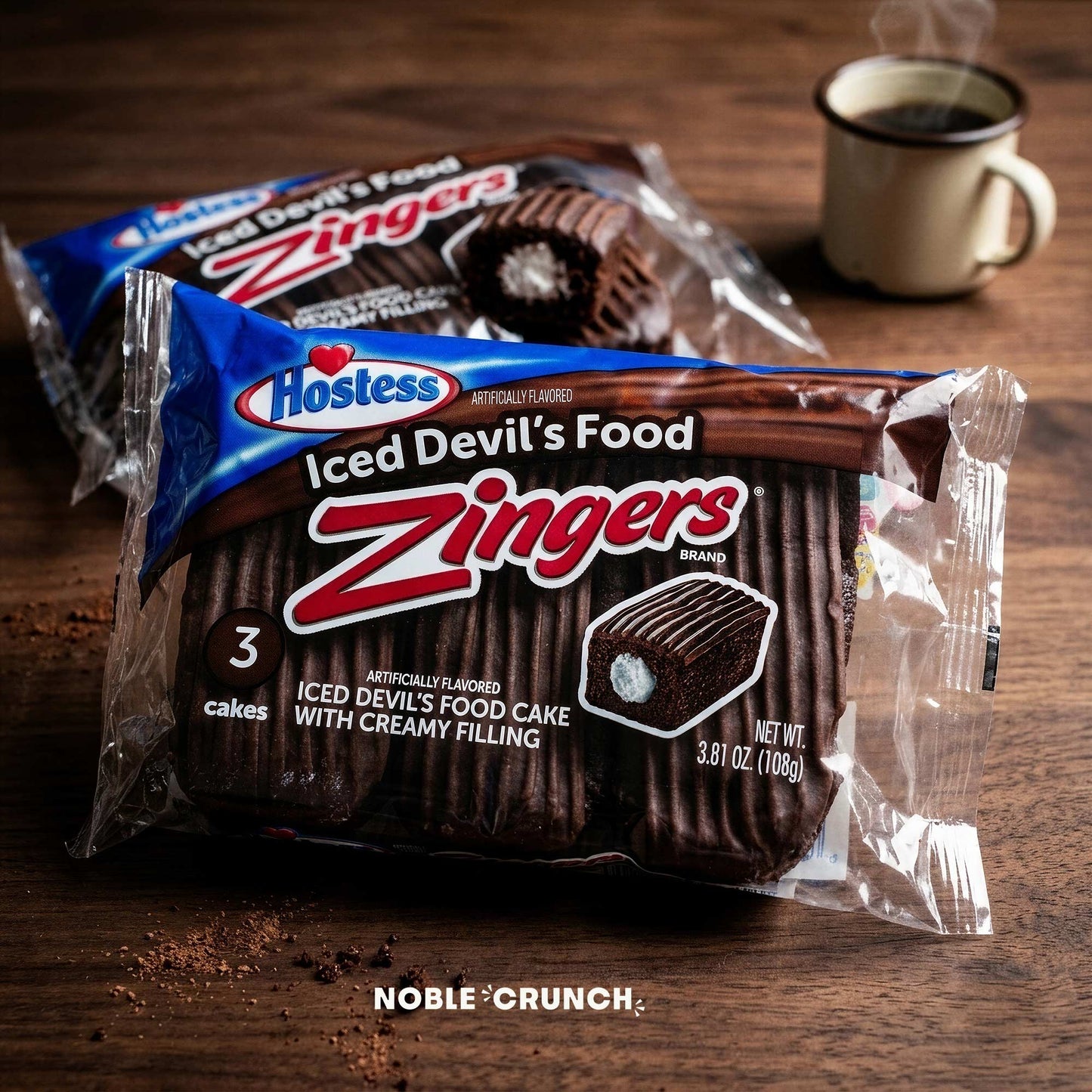 Hostess Chocolate Iced Devil's Food Zingers 3.81oz