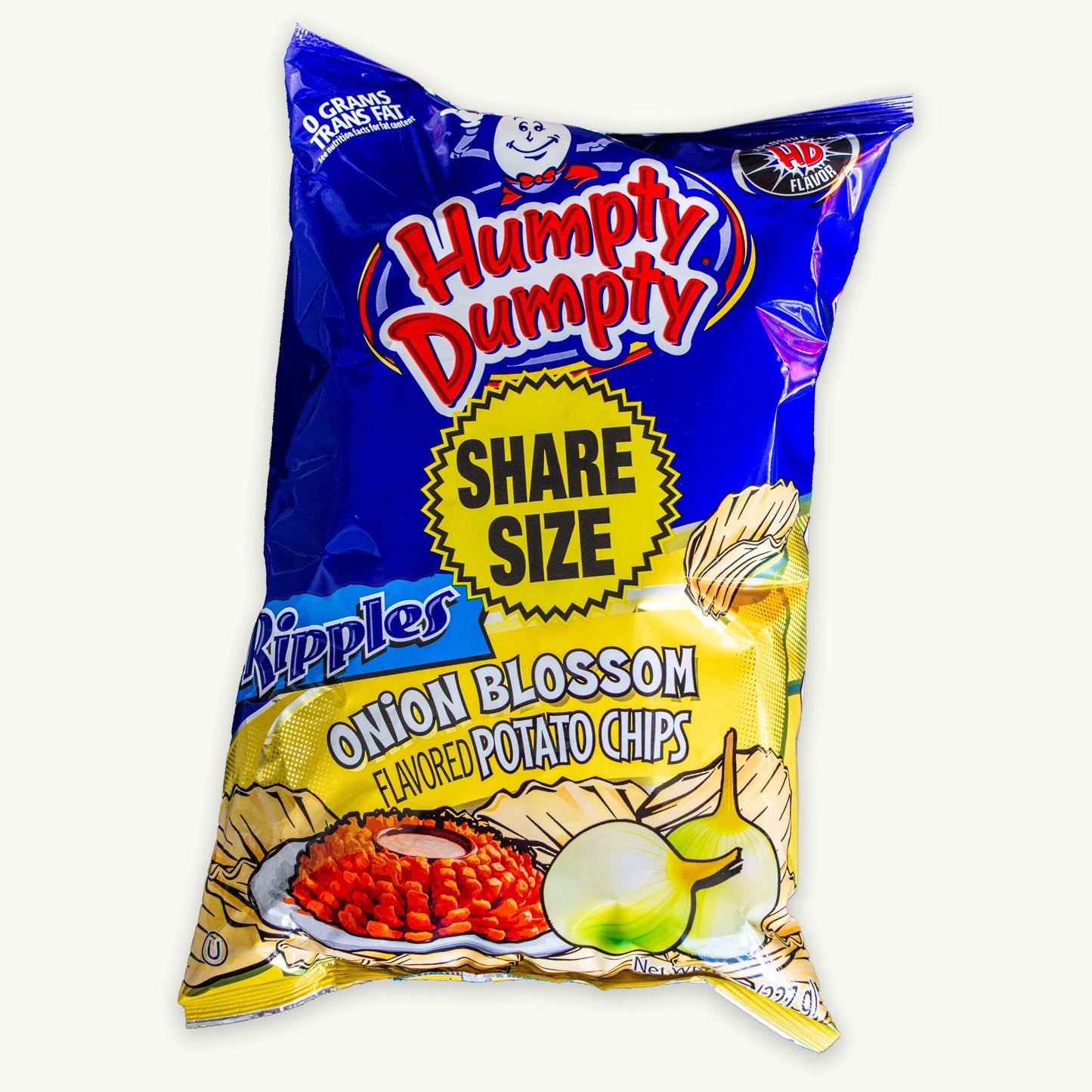 Humpty Dumpty Ripples Onion Blossom Potato Chips 8oz
