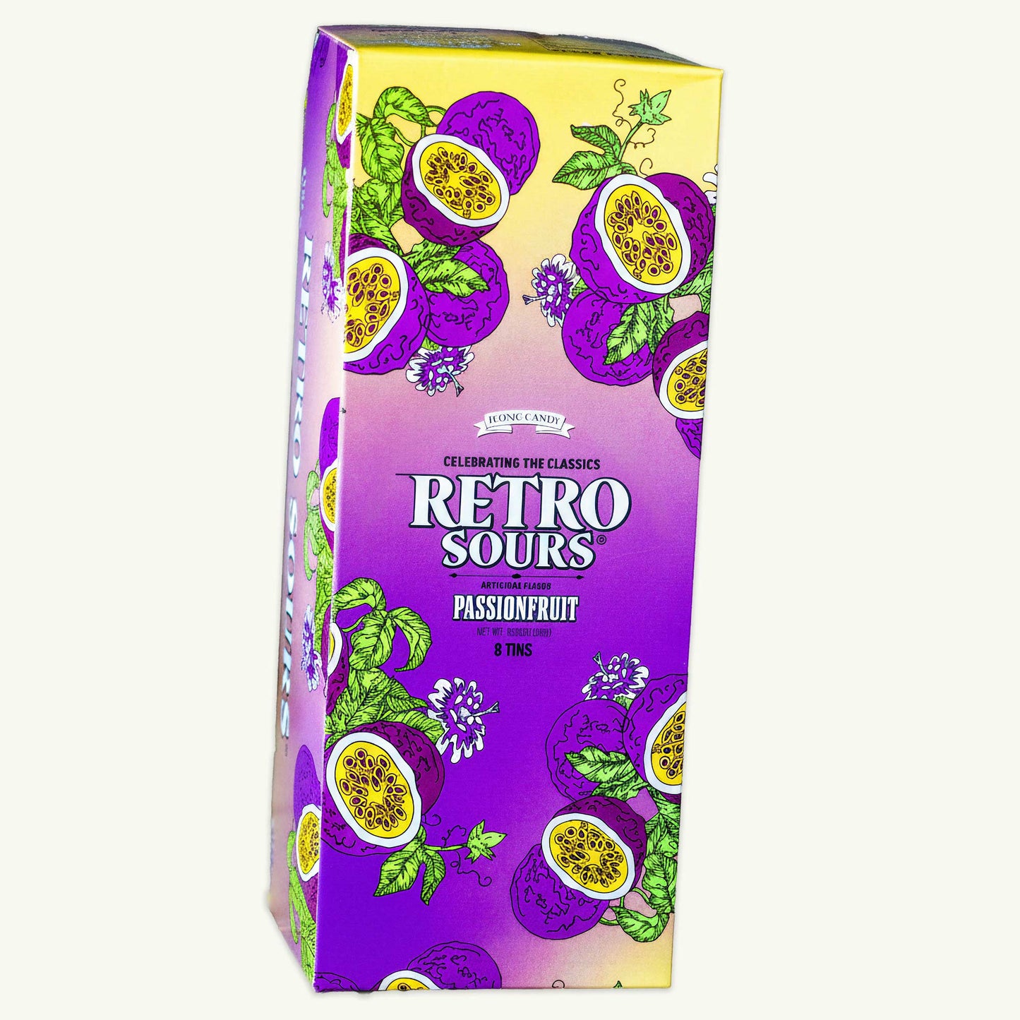Retro Sours Passion Fruit Candy 2.12oz