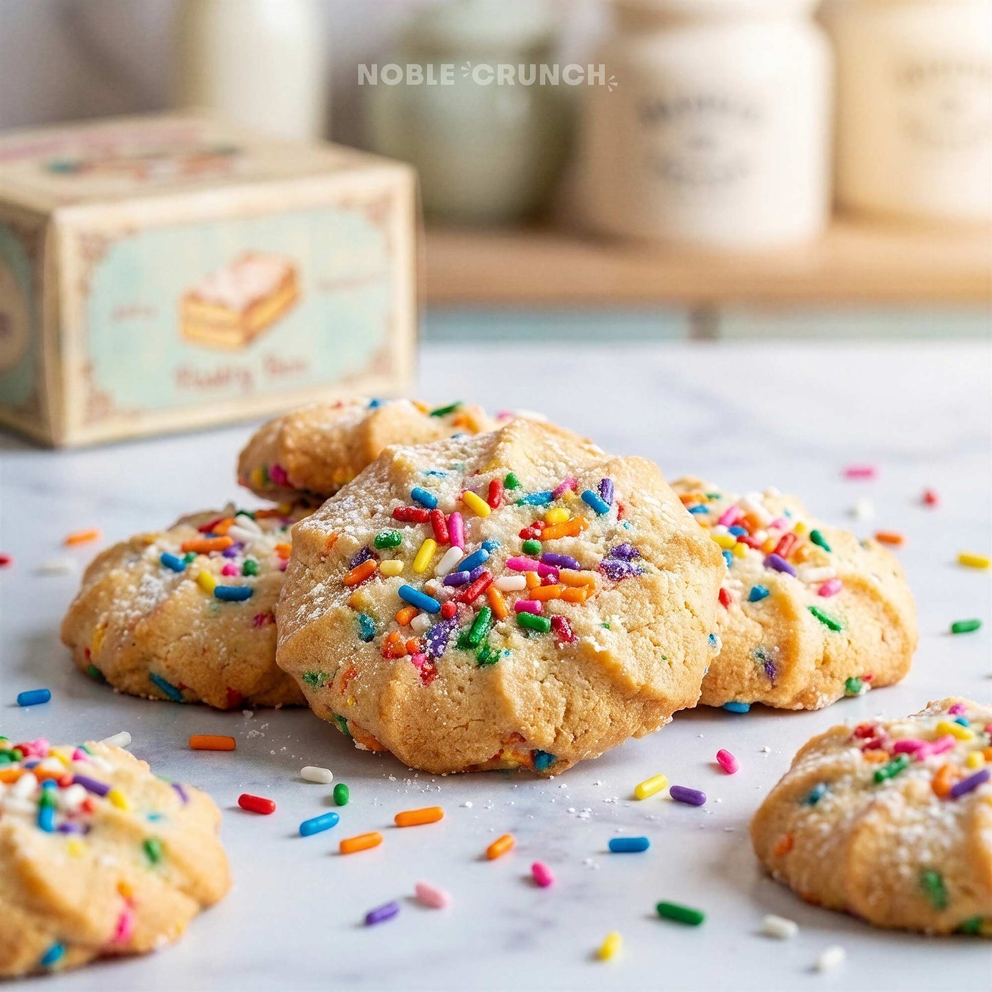 Uncle Enzo's Italian Italian Rainbow Sprinkle Cookies 14oz