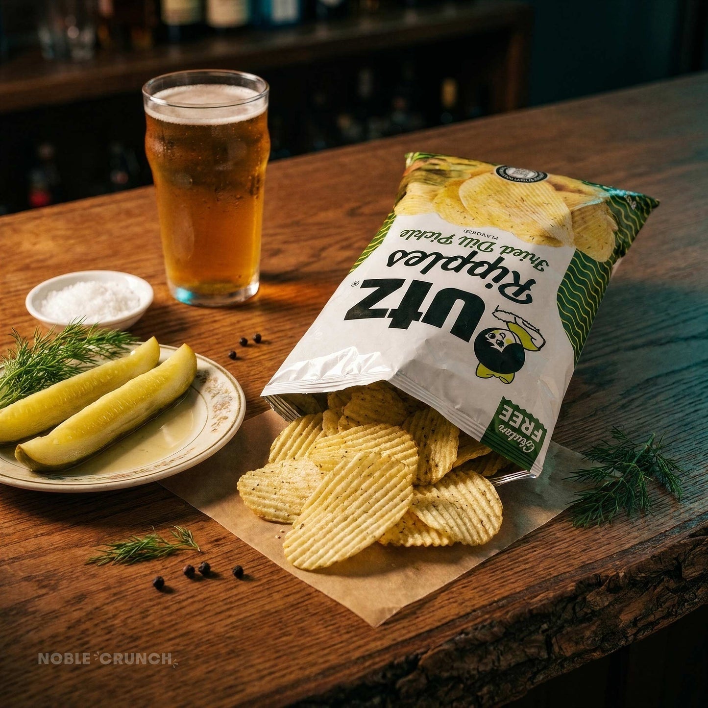 Utz Ripples Fried Dill Pickle Potato Chips 2.75oz