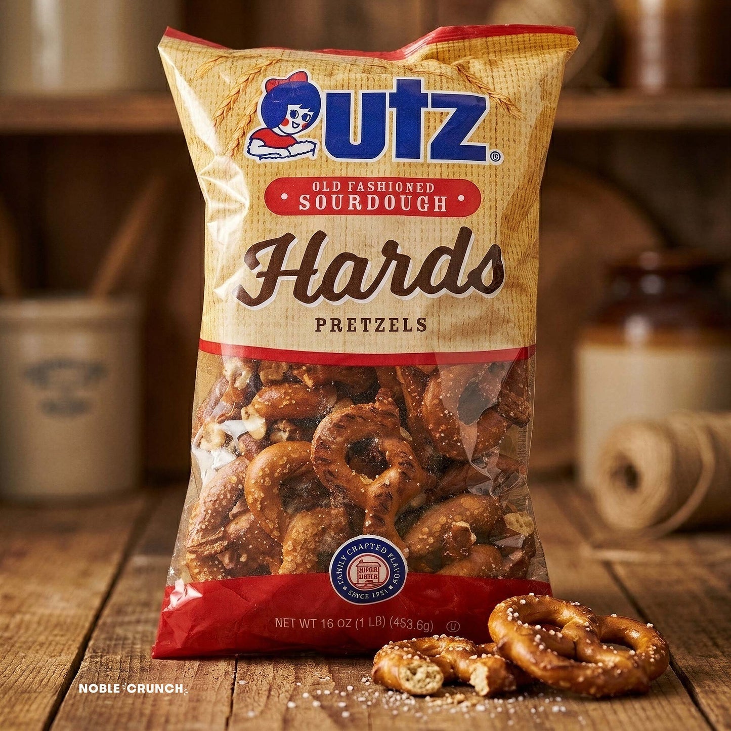 Utz Sourdough Hards Pretzels 16oz