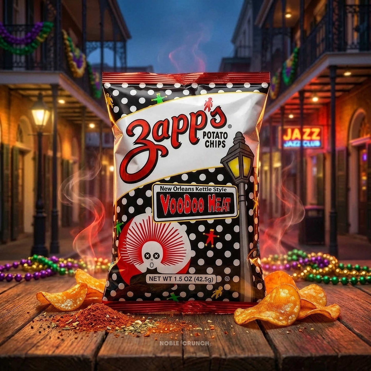 Zapp's VooDoo Heat New Orlean's Kettle Potato Chips 1.5oz
