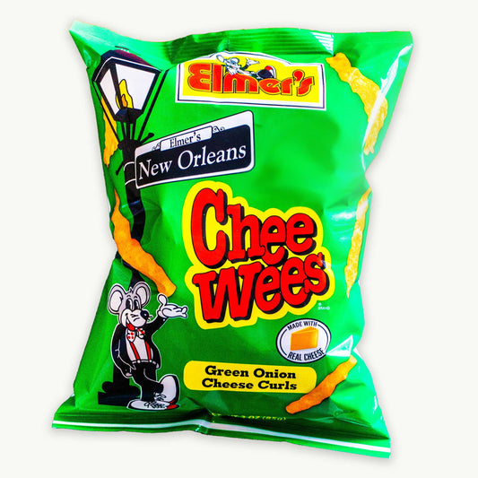 Elmer's Chee Wees Green Onion Cheese Curls 3oz