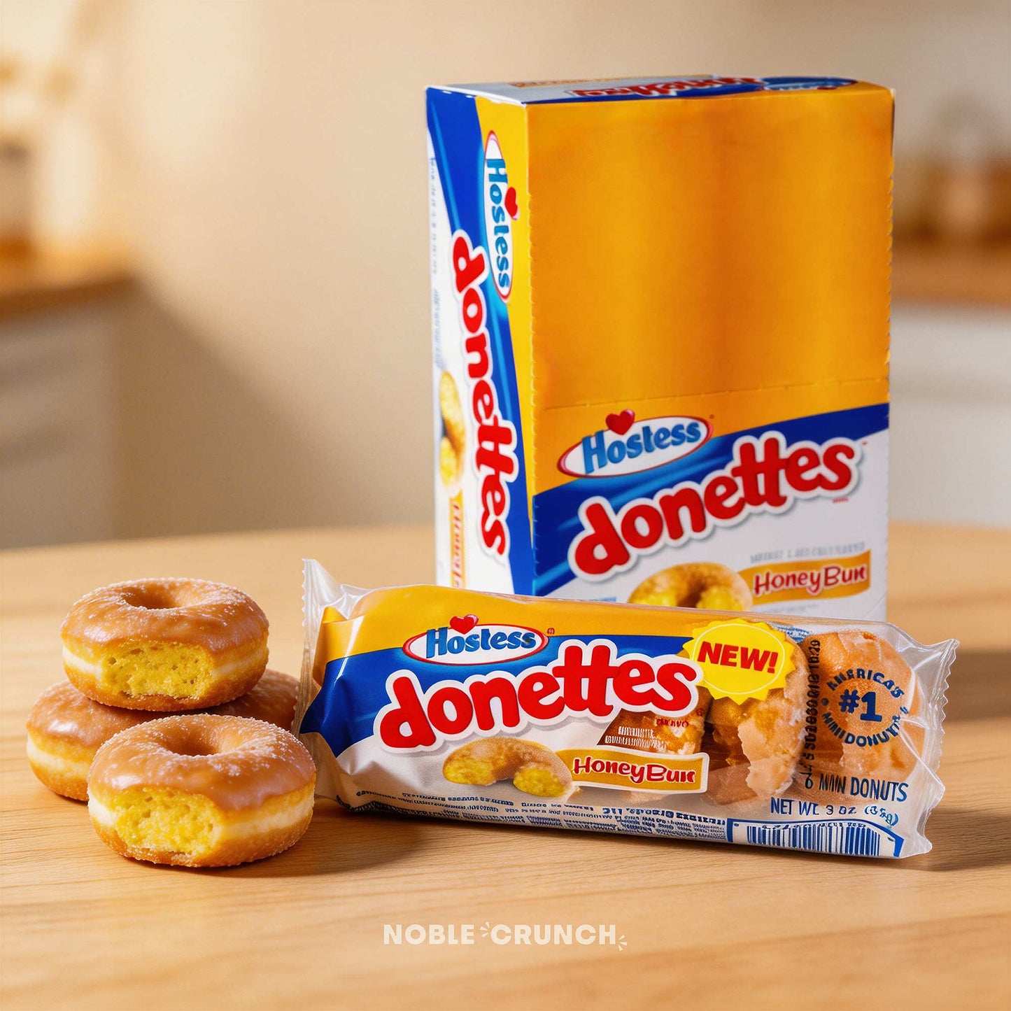 Hostess Honey Bun Donettes - 6 Mini Donuts - 3oz